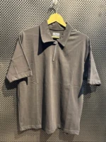 تيشرت مردانه ساده نيم زيپ - Image 6