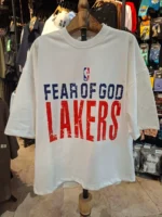 112356 - تيشرت پارچه اي ماکان LAKERS - Image 2