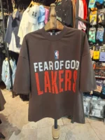 112356 - تيشرت پارچه اي ماکان LAKERS - Image 3