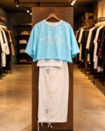 ست سه تکه کراپ شلوار تاپ Chrome Hearts - Image 9